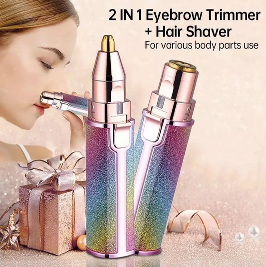 2 in 1 Electric Eyebrow Trimmer
